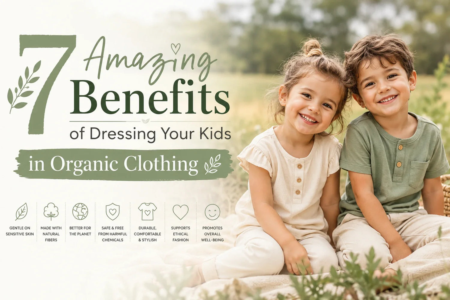 Benefits of Dressing Your Kids in Organic Clothing