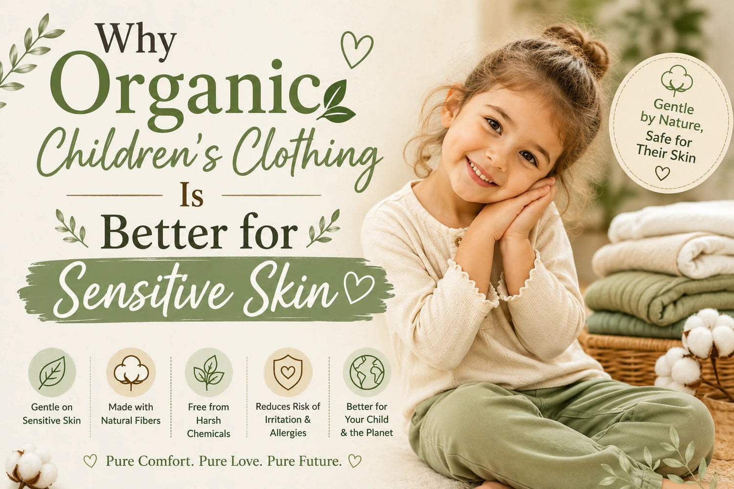 Why Organic Children's Clothing Is Better for Sensitive Skin