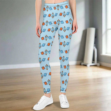 Custom Girls Yoga Leggings | 180gsm All-Over Print