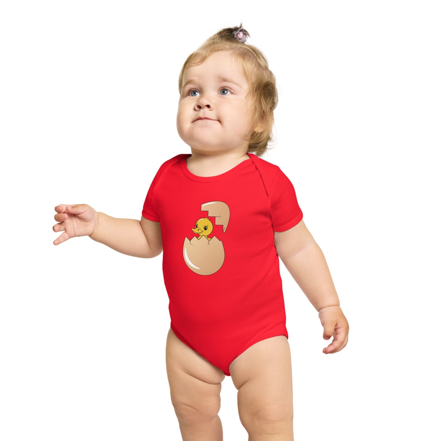 Just Hatched design baby bodysuit