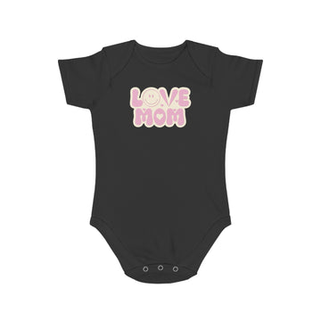 Love You Mom design baby bodysuit Love You Mom Baby Bodysuit | Heartfelt Cotton Infant Outfit