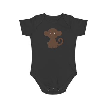 Cheeky Monkey design baby bodysuit