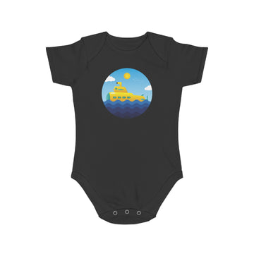 Sunny Submarine design baby bodysuit
