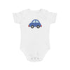 Happy Blue Car design baby bodysuit