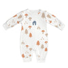 Baby Woodland Print Long Sleeve Cotton Bodysuit