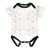 Cotton Baby Geometric Print Short Sleeve BoySuit