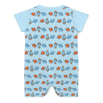 DTG Cotton Short Sleeve Baby Romper | All-Over Print