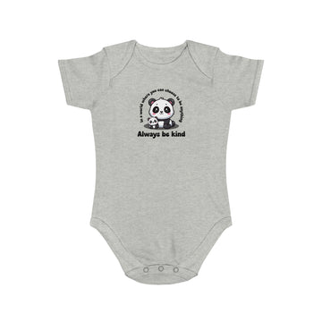 Cute Panda Love design baby bodysuit