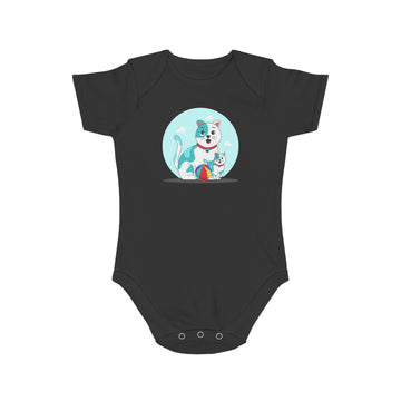 Playful Cats design baby bodysuit
