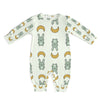 Cute Cotton Baby Bunny & Moon Long Sleeve Bodysuit