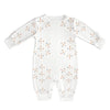 Cute Geometric Motif Cotton Long Sleeve Infant Bodysuit