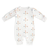 Infant Geometric Print Cotton Long Sleeve Bodysuit