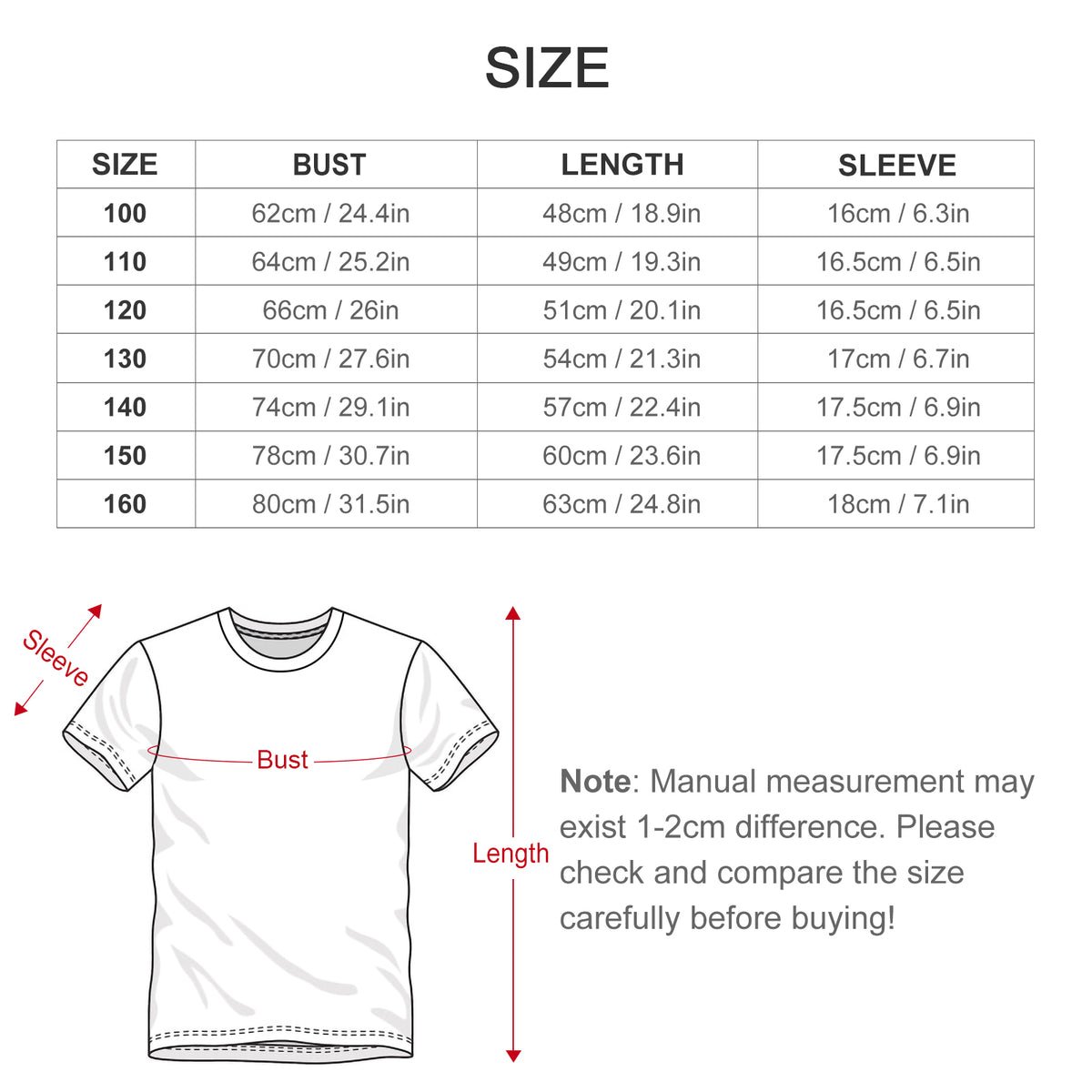 Kids' Geometric Print Short Sleeve T-Shirt
