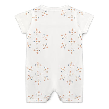 Cute Geometric Motif DTG Cotton Baby Bodysuit