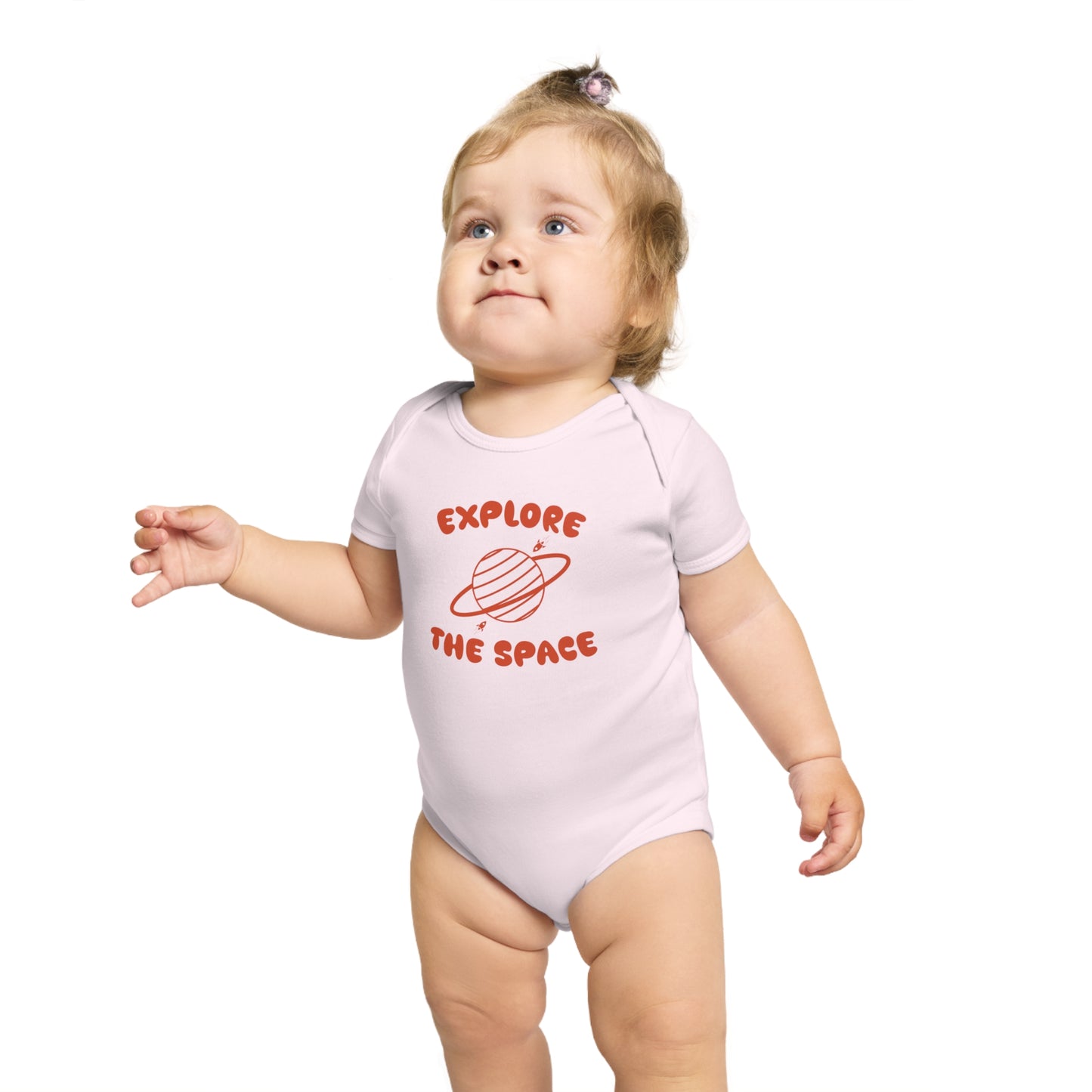 Cosmic Explorer design baby bodysuit