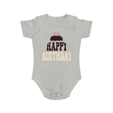 Birthday Vibes design baby bodysuit for birthday gift
