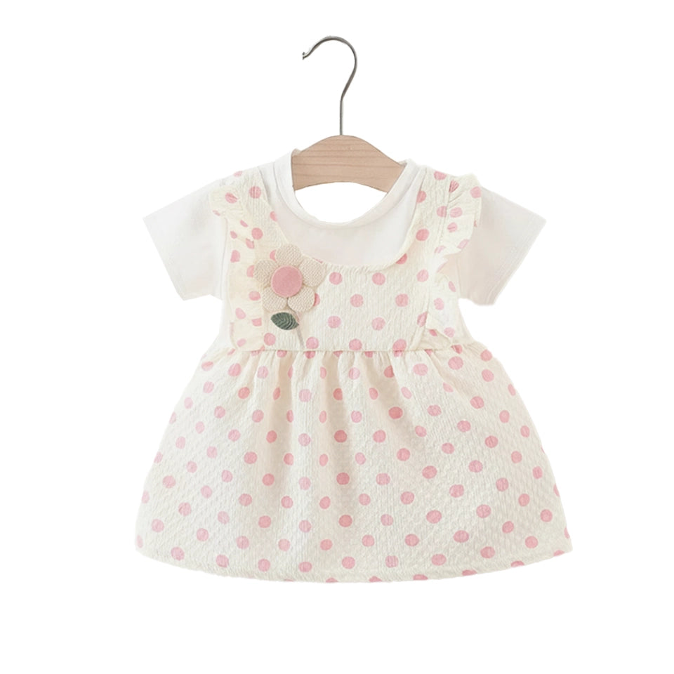 Pink Dot Baby Dress