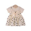 Polka Bow Baby Dress
