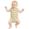 Baby Bear Print Sleeveless Romper