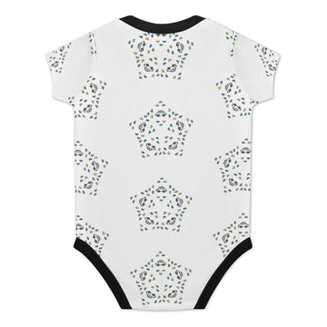 Baby Star Floral Short Sleeve Romper