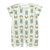 Cute Bunny & Moon Short Sleeve Baby Bodysuit | 180gsm