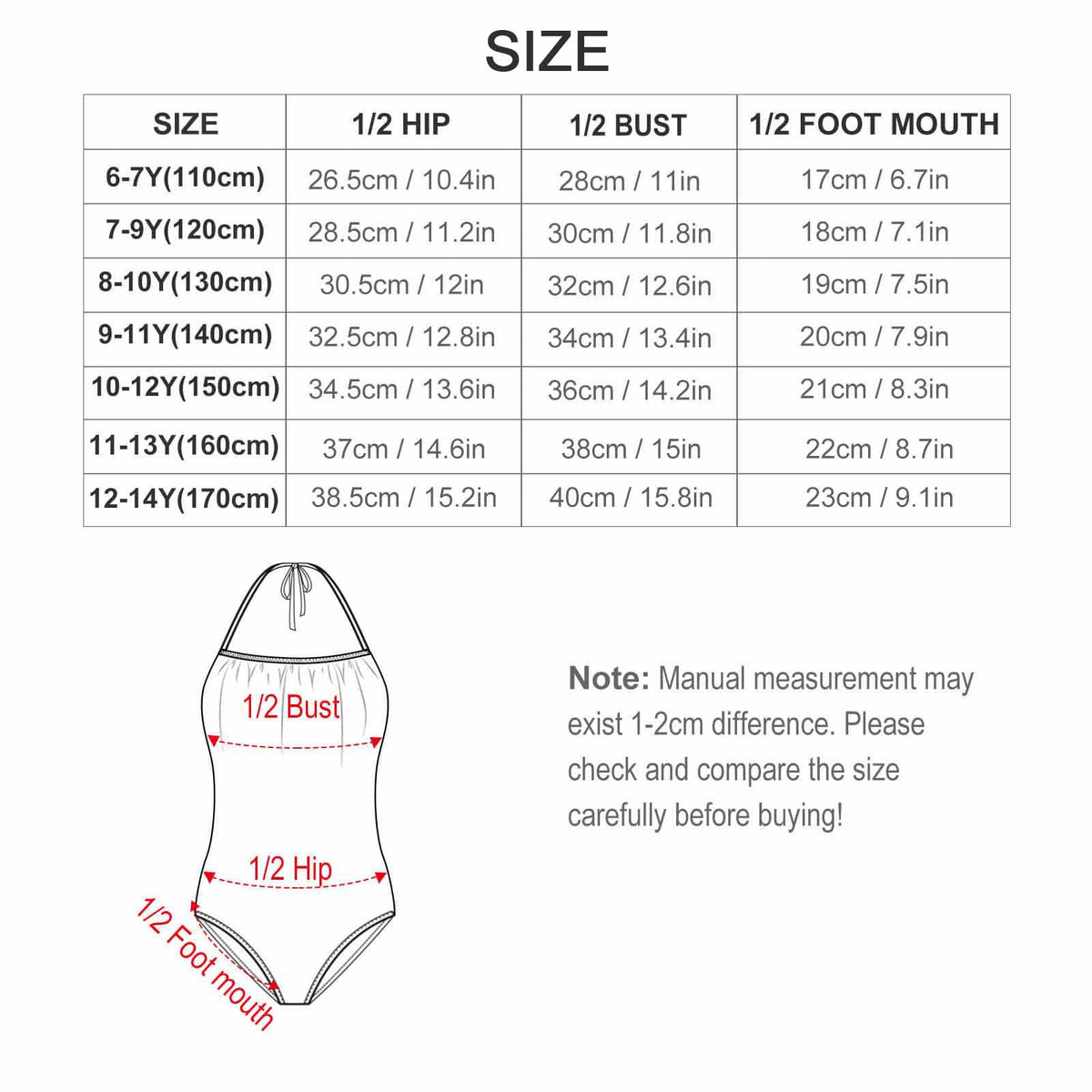 Outer Space Rocket Halter One-Piece Girls Swimsuit