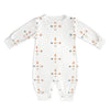 180GSM Baby Geometric Long Sleeve Romper