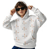 Kids' Geometric Print Hoodie No Drawstrings