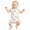 Baby Woodland Print Cotton Sleeveless Romper