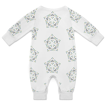 Baby Star Floral Lightweight Long Sleeve Romper