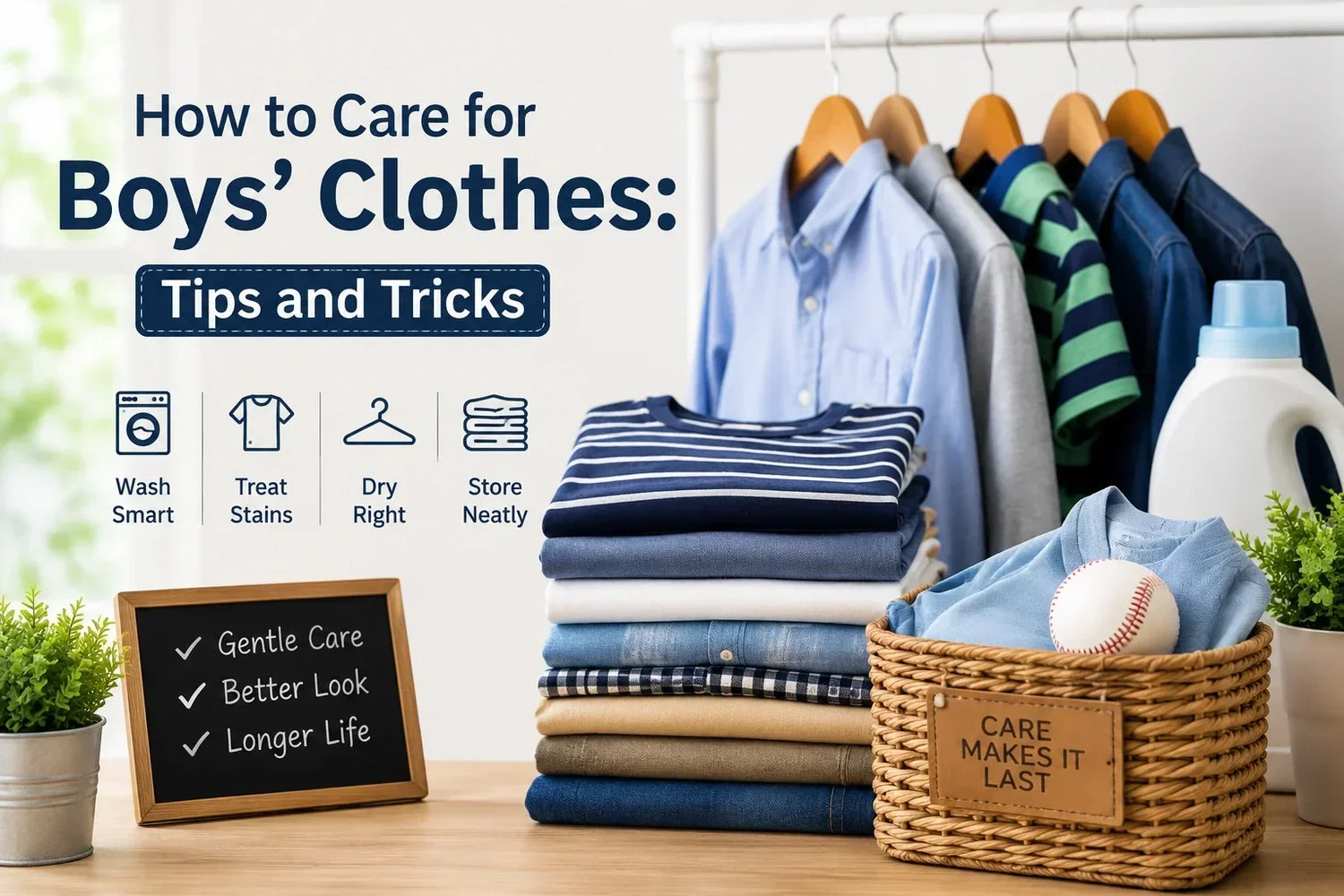 How to Care for Boys' Clothes: Tips and Tricks