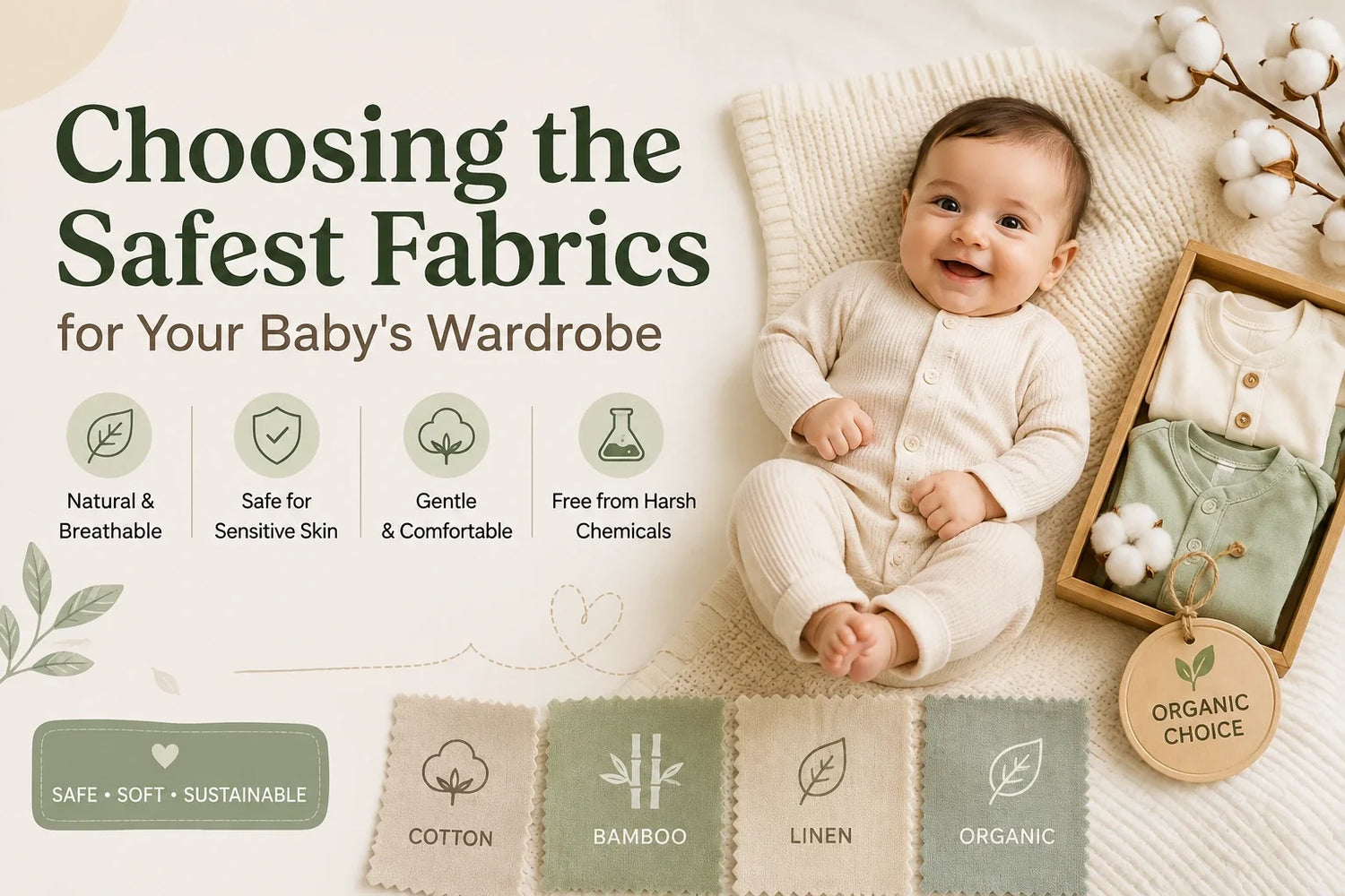 Choosing the Safest Fabrics for Your Baby's Wardrobe