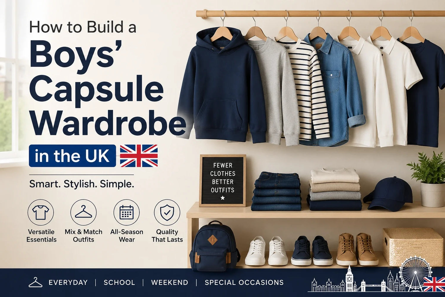 How to Build a Boys' Capsule Wardrobe in the UK