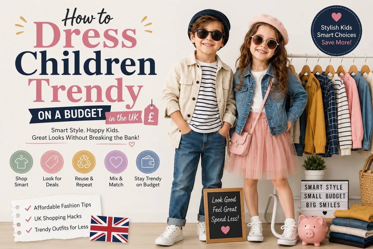 How to Dress Children Trendy on a Budget in the UK