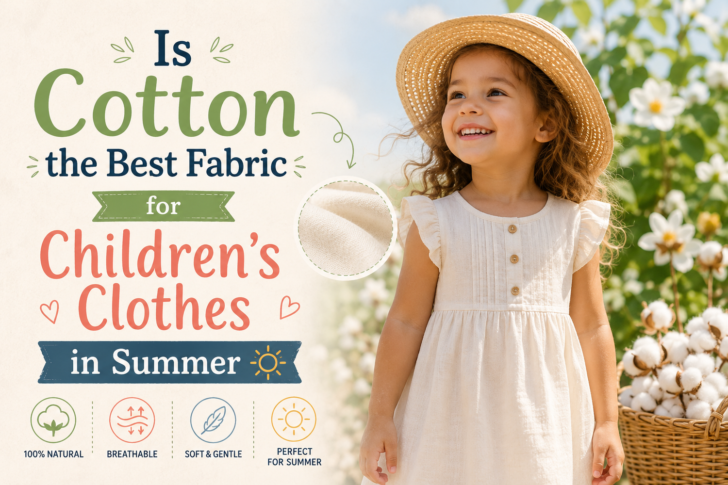 Is Cotton the Best Fabric for Children's Clothes in Summer