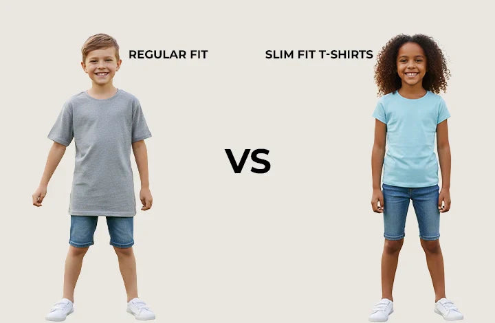 aapon clothing Regular Fit vs Slim Fit T-Shirts: Which Is Better for Kids?