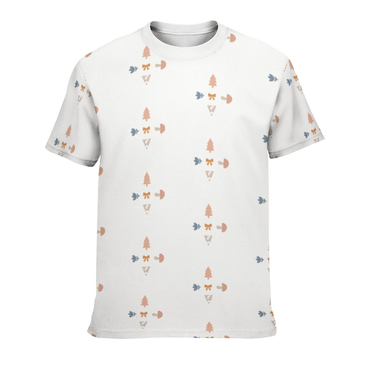 Teens' Geometric Print Short Sleeve T-Shirt