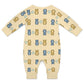Cute Teddy Bear Long Sleeve Baby Romper | 180gsm