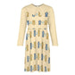Cute Teddy Bear Girls Long Sleeve Dress | Peter Pan Collar