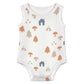 Baby Woodland Print Cotton Sleeveless Romper
