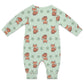 Cute Cotton Baby Fox Print Long Sleeve Bodysuit