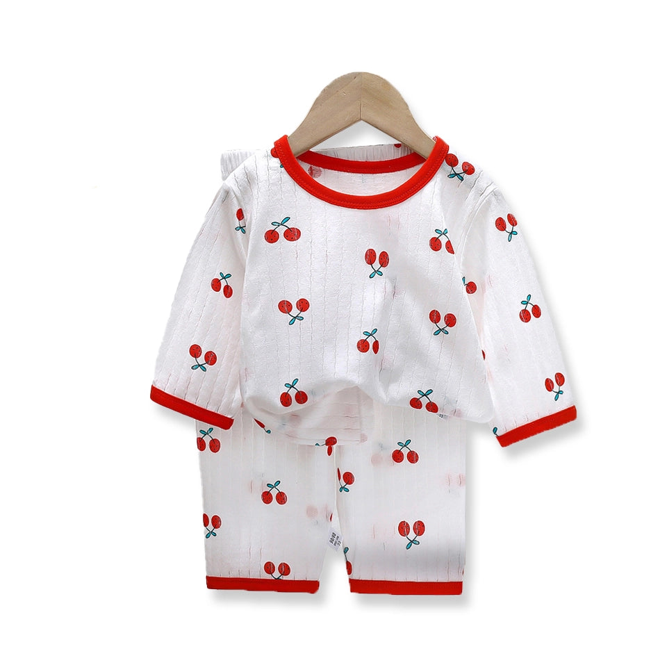 Cherry Cozy Top Bottom Set