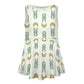 Cute Bunny & Moon Print Girls Tank Dress | Custom AOP