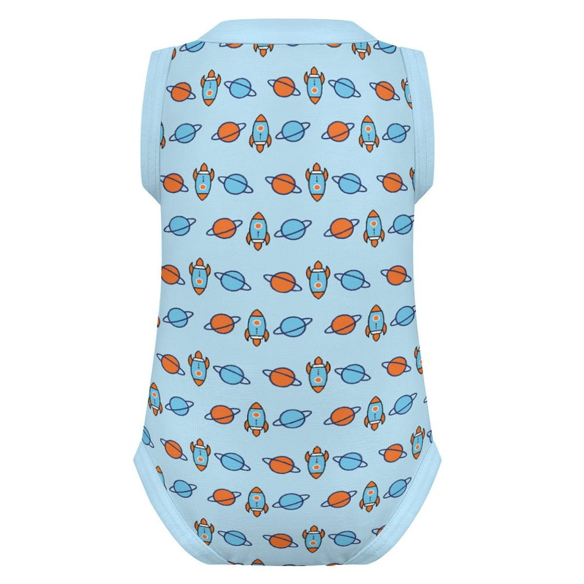 200gsm Baby Sleeveless Romper | Custom All-Over Print