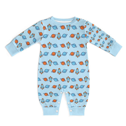 Cotton Long Sleeve Infant Bodysuit | Custom All-Over Print