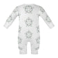 Geometric Star Cotton Long Sleeve Infant Bodysuit