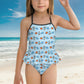 Custom Girls Ruffle Strap Swimsuit | All-Over Print