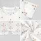 Baby Geometric Print Short Sleeve Cotton Romper