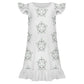 Cute Star Pattern Ruffle Nightgown for Girls