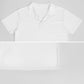 Boys' White All-Over Geometric Motif Polo Shirt